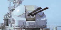 Achtere 57 - mm - Doppellafette eines UAW - Schiffes